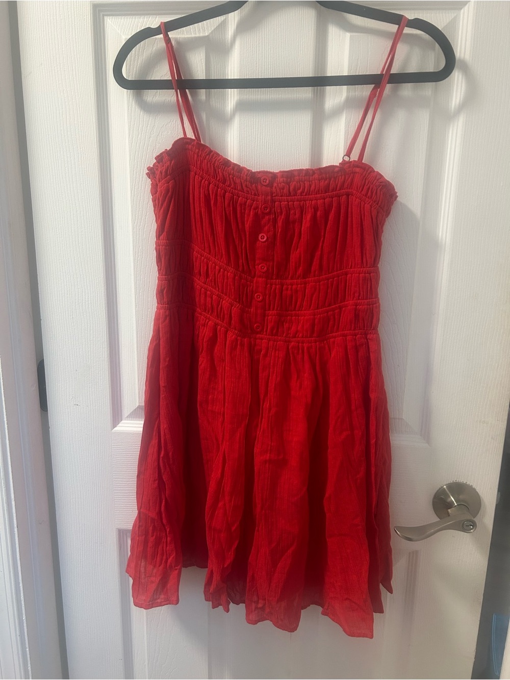 Aeropostale Red Spaghetti-Strap Summer Dress medium